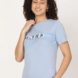 FUTURO Typography Printed Cotton T-shirt image 5