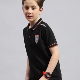 Monte Carlo Boys Polo Collar Cotton T-shirt image 4