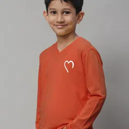 Friskers Boys Graphic Printed V-Neck T-shirt image 5
