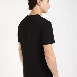 Calvin Klein Jeans Men Solid Round Neck Cotton T-shirt image 5