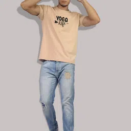 Greylongg Typography Printed T-shirt image 3