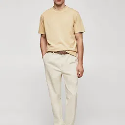 MISCHIEF MONKEY Men Raw Edge T-shirt image 5