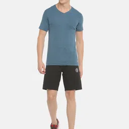 Macroman M-Series Men Pure Cotton V-Neck T-shirt image 5