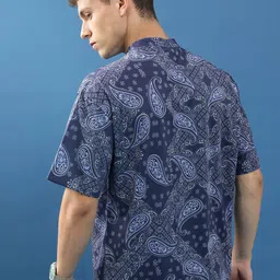 HIGHLANDER Unisex Abstract Printed Slim Fit T-shirt image 3