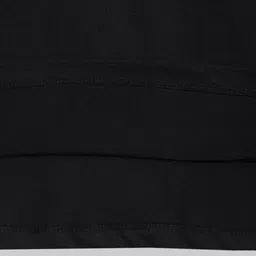 u.s. polo assn. kids U.S.Polo Assn. Kids Boys Black Self Design Pure Cotton T-shirt image 4