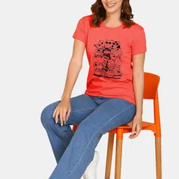 Wyld Sprog Graphic Printed Pure Cotton T-Shirt image 4
