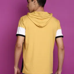 V-Mart Colourblocked Hooded Short Sleeves Cotton T-shirt image 5