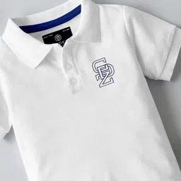 CODEZ Boys 2 Polo Collar Applique T-shirt image 2