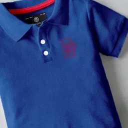 CODEZ Boys 2 Polo Collar Applique T-shirt image 4