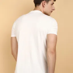 V-Mart Typography Printed Cotton T-shirt image 2