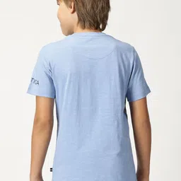 Nautica Boys Round Neck Solid T-shirt image 5