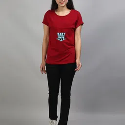 SillyBoom Typography Printed Maternity T-shirt image 3