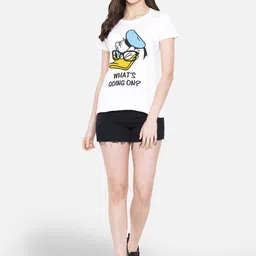 Fabflee Pack Of 3 Typography Printed Round Neck Casual Knitted Cotton T-shirts image 4