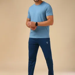 van heusen innerwear Van Heusen Men Solid Crew Neck Raw Edge T-shirt image 2