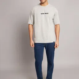 The Modern Soul Typography Printed Oversized Cotton T-Shirt image 5