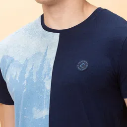 Being Human Men Printed Applique Slim Fit T-shirt image 4