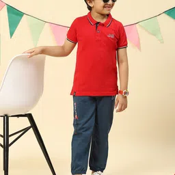 Monte Carlo Boys Polo Collar Pure Cotton T-shirt image 5