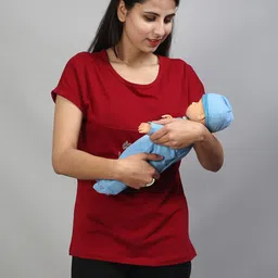 SillyBoom Typography Printed Maternity T-shirt image 2