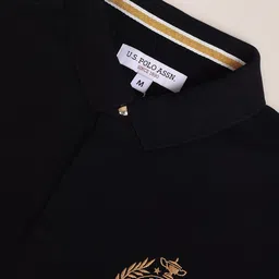 U.S. Polo Assn. Polo Collar Regular Fit Pure Cotton T-shirt image 2