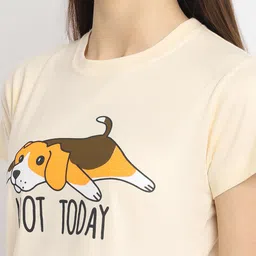 Fabflee Pack Of 3 Typography Printed Cotton T-Shirt image 2