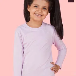 NUSYL Girls Pack of 2 Cotton T-shirts image 1