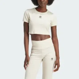 adidas essentials ribbed tee women lifestyle women lifestyle-picture-15