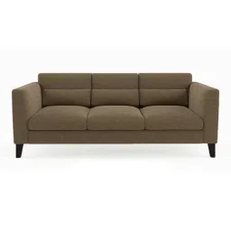 urban ladder create Lewis 3 Seater Fabric Sofa in Dune Colour image 2