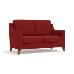 urban ladder create Abbey 2 Seater Fabric Sofa in Salsa Red Colour-picture-13