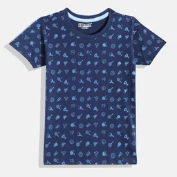 Eteenz Boys Premium Cotton Conversational Printed T-shirt-image-6