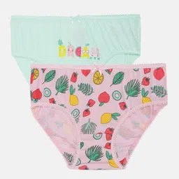 mothercare Girls Pack of 2 Printed Briefs 410151368007-picture-17