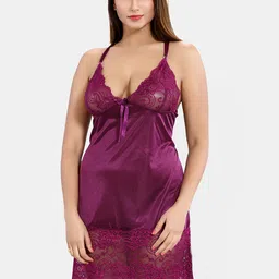 Be You Satin Baby Doll with High-Low-picture-30