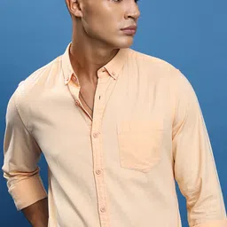 HIGHLANDER Men Slim Fit Opaque Casual Shirt-picture-20