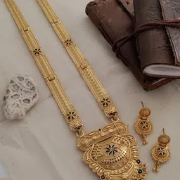niva fashion Gold-Plated Brass Jewellery Set-picture-46