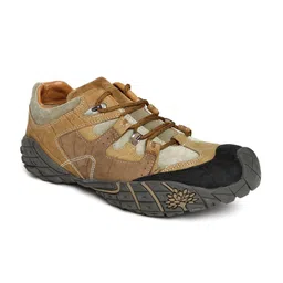 Woodland Men Brown Leather Casual Shoes-picture-11