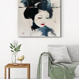 999Store Grey & Black Canvas Japanese Art Wall Art-picture-15
