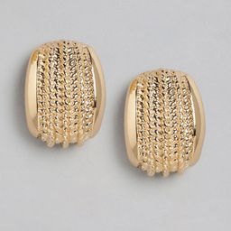 Forever New Gold-Plated Contemporary Stud Earrings-image-91