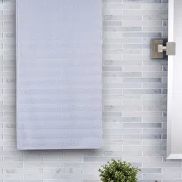 MASPAR White Solid 550 GSM Cotton Large Bath Towel-picture-29