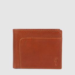 Indian Terrain Men Brown Solid Leather Two Fold Wallet-picture-7