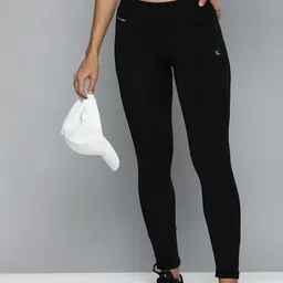 HRX by Hrithik Roshan Women Black Solid Running Tights-picture-19