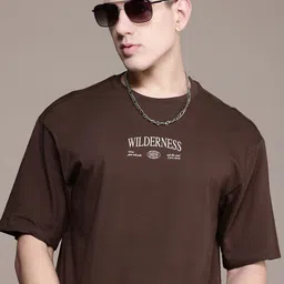 The Roadster Lifestyle Co. Pure Cotton Typography Print T-shirt-picture-45