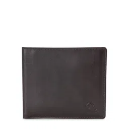 Kara Men Brown Solid Leather Two Fold Wallet-picture-8