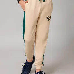 Alan Jones Boys Colourblocked Cotton Joggers-image-73