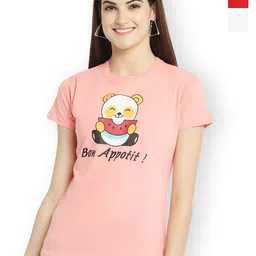 Fabflee Women Multicoloured 3 Printed T-shirt-picture-26