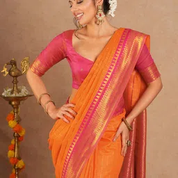 Saree mall Striped Designer Maheshwari Sarees-image-89