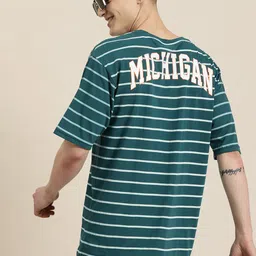 HERE&NOW Striped Drop-Shoulder Sleeves T-shirt-picture-22