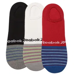 Reebok Unisex Pack of 3 Striped Ankle-Length Rbk Candy Socks-picture-15
