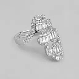 DressBerry Stone Studed Finger Ring-picture-35
