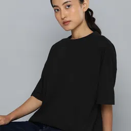 ether Drop-Shoulder Sleeves Boxy T-shirt-picture-17