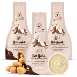 Nat Habit Set Of 3 Raw Potato UnderArm Ubtan 120gm-picture-18