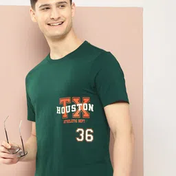 Harvard Typography Printed Pure Cotton T-shirt-picture-11
